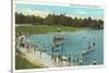 Swimming Pool, Byrd Park, Richmond, Virginia-null-Stretched Canvas