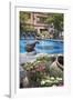 Swimming Pool in Grounds of Dwarika's Hotel, Kathmandu, Nepal, Asia-Ian Trower-Framed Photographic Print