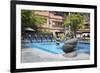 Swimming Pool in Grounds of Dwarika's Hotel, Kathmandu, Nepal, Asia-Ian Trower-Framed Photographic Print