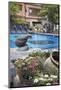 Swimming Pool in Grounds of Dwarika's Hotel, Kathmandu, Nepal, Asia-Ian Trower-Mounted Photographic Print