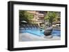 Swimming Pool in Grounds of Dwarika's Hotel, Kathmandu, Nepal, Asia-Ian Trower-Framed Photographic Print