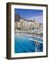 Swimming Pool in La Condamine Area, Monte Carlo, Monaco, Mediterranean, Europe-Richard Cummins-Framed Photographic Print