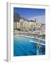 Swimming Pool in La Condamine Area, Monte Carlo, Monaco, Mediterranean, Europe-Richard Cummins-Framed Photographic Print