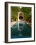 Swimming pool of Villa des Orangers hotel, Marrakesh, Morocco-null-Framed Photographic Print