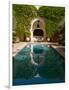 Swimming pool of Villa des Orangers hotel, Marrakesh, Morocco-null-Framed Photographic Print