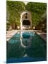 Swimming pool of Villa des Orangers hotel, Marrakesh, Morocco-null-Mounted Photographic Print