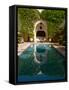 Swimming pool of Villa des Orangers hotel, Marrakesh, Morocco-null-Framed Stretched Canvas