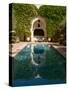 Swimming pool of Villa des Orangers hotel, Marrakesh, Morocco-null-Stretched Canvas