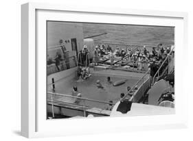 Swimming Pool on Board the Rml 'Atlantis, C1929-C1939-null-Framed Giclee Print