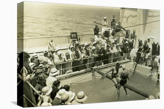 Swimming Pool on Board the Rml 'Atlantis, C1929-C1939-null-Stretched Canvas