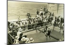 Swimming Pool on Board the Rml 'Atlantis, C1929-C1939-null-Mounted Giclee Print