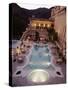 Swimming Pool, Samode Palace Hotel, Samode, Rajasthan State, India-John Henry Claude Wilson-Stretched Canvas