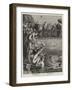 Swimming Races at Harrow-Sydney Prior Hall-Framed Giclee Print