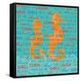 Swimming Seahorse-Piper Ballantyne-Framed Stretched Canvas