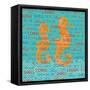 Swimming Seahorse-Piper Ballantyne-Framed Stretched Canvas