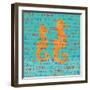 Swimming Seahorse-Piper Ballantyne-Framed Art Print