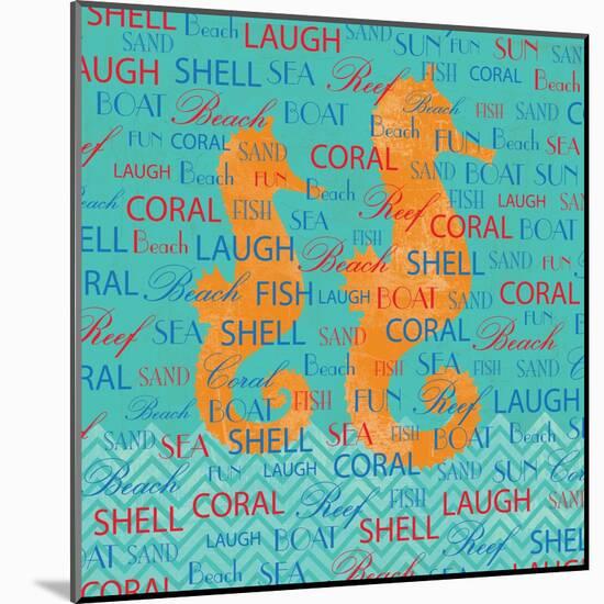 Swimming Seahorse-Piper Ballantyne-Mounted Art Print