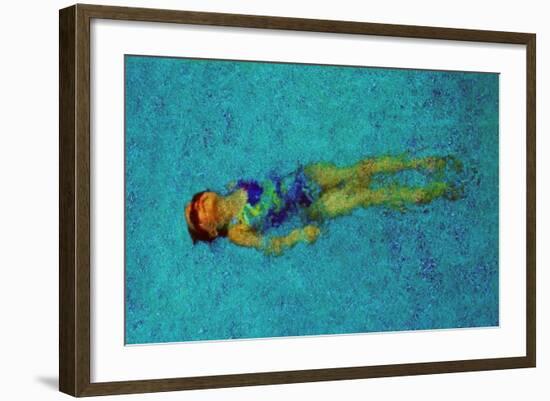 Swimming-Andr? Burian-Framed Photographic Print