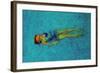 Swimming-Andr? Burian-Framed Photographic Print