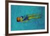 Swimming-Andr? Burian-Framed Photographic Print