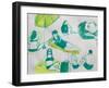 swimming-Kathrin Steinbacher-Framed Giclee Print