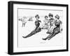 Swimsuits, 1900-Charles Dana Gibson-Framed Giclee Print