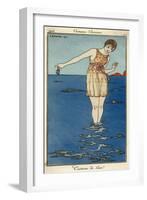 Swimwear, Barbier 1913-null-Framed Art Print