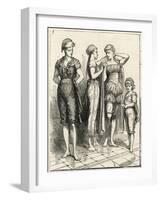 Swimwear, Graphic, 1883-null-Framed Art Print