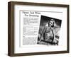 Swimwear Knitting Pattern, 1948-null-Framed Art Print