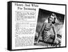 Swimwear Knitting Pattern, 1948-null-Framed Stretched Canvas