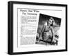 Swimwear Knitting Pattern, 1948-null-Framed Art Print