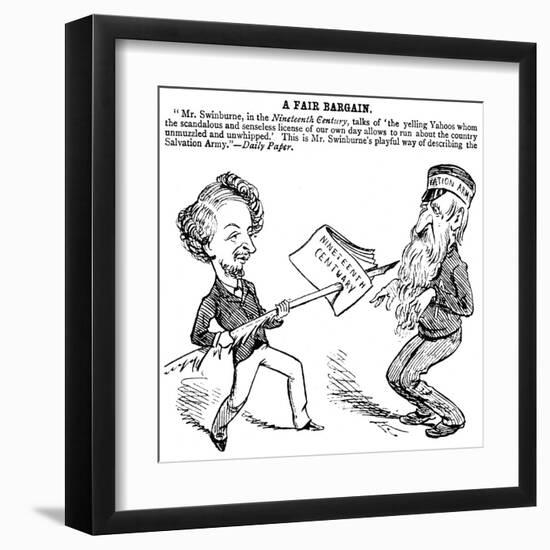 Swinburne and Sally Army-null-Framed Art Print