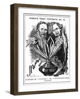 Swinburne Cartoon-Linley Sambourne-Framed Art Print