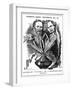 Swinburne Cartoon-Linley Sambourne-Framed Art Print