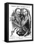 Swinburne Cartoon-Linley Sambourne-Framed Stretched Canvas