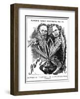 Swinburne Cartoon-Linley Sambourne-Framed Art Print