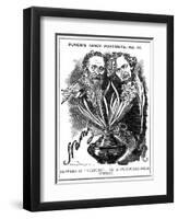 Swinburne Cartoon-Linley Sambourne-Framed Art Print