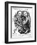 Swinburne Cartoon-Linley Sambourne-Framed Art Print