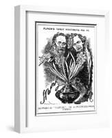 Swinburne Cartoon-Linley Sambourne-Framed Art Print