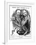 Swinburne Cartoon-Linley Sambourne-Framed Art Print