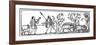 Swine Hunting, 9th Century-null-Framed Giclee Print