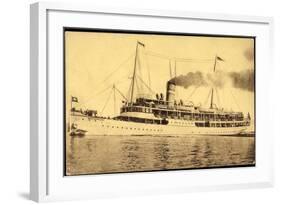 Swinemünder Dampfschifffahrt, Dampfer Deutschland-null-Framed Giclee Print