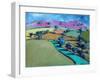 Swineyard Hill (acrylic on canvas, 2021)-Paul Powis-Framed Giclee Print