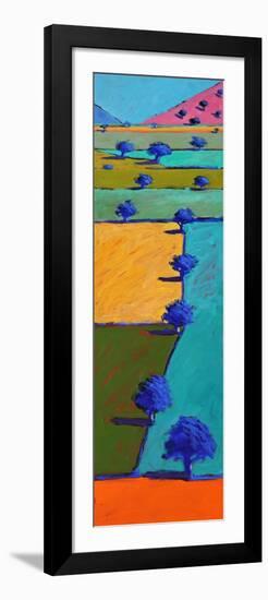 Swineyard Summer (acrylic on board, 2021)-Paul Powis-Framed Premium Giclee Print