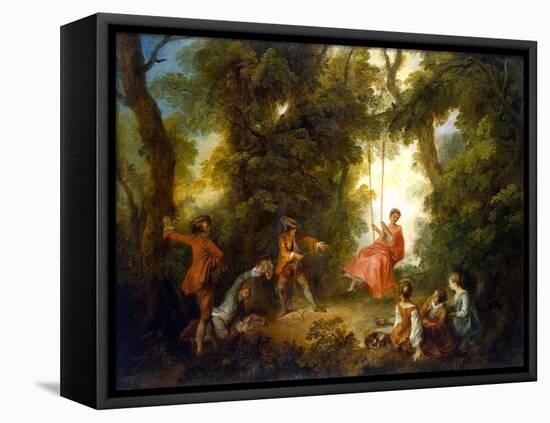 Swing, 1730S-Nicolas Lancret-Framed Stretched Canvas