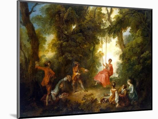 Swing, 1730S-Nicolas Lancret-Mounted Giclee Print