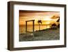 Swing at Sunset-Philippe Hugonnard-Framed Premium Photographic Print