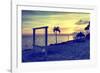 Swing at Sunset-Philippe Hugonnard-Framed Photographic Print