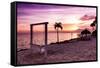 Swing at Sunset-Philippe Hugonnard-Framed Stretched Canvas