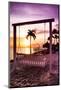 Swing Beach at Sunset-Philippe Hugonnard-Mounted Premium Photographic Print